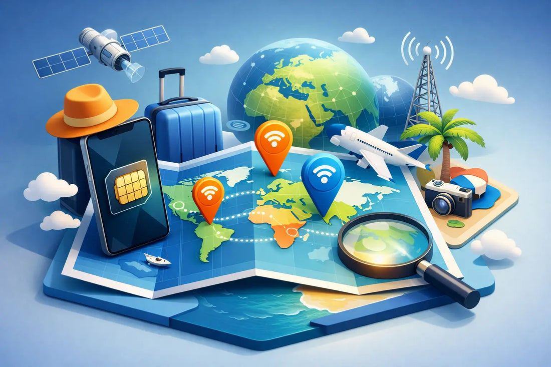 How a Travel eSIM Coverage Map Saves Data Trouble