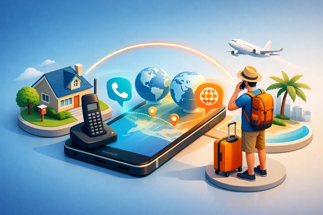 How to Keep Home Number Overseas While Traveling