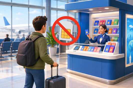 Why Avoid Airport SIM Card Shops Before You Fly?